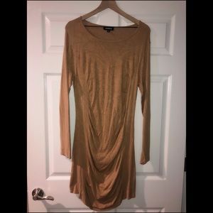 Tan Sweater Dress